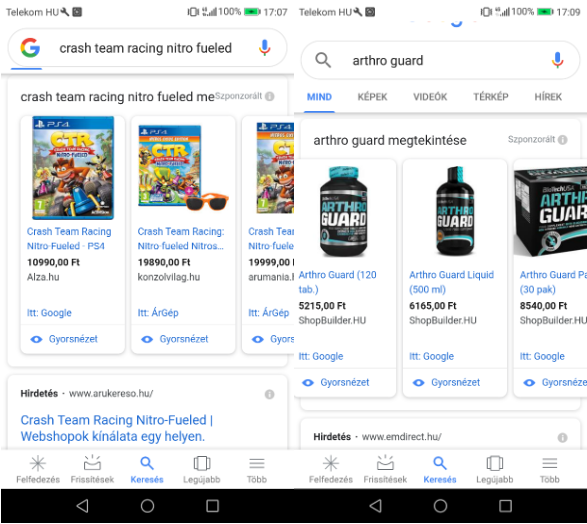 Google Shopping hirdetések illusztrációs kép 5