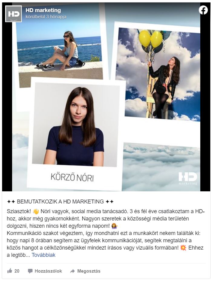 Körző Nőri FB bemutatkozó