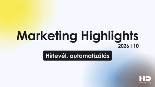Hírlevél és automatizmus újdonságok